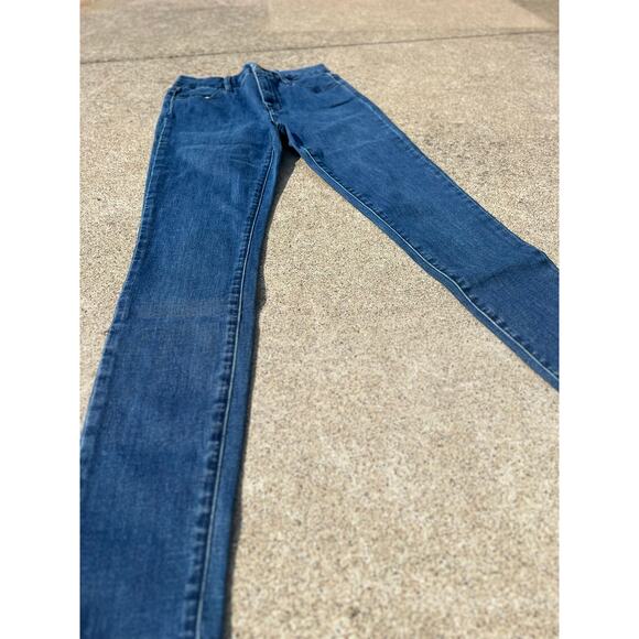 Pacsun Pants Women Size 25 Dark Wash Power Super Stretch Push Up Jegging Casual - Picture 2 of 6